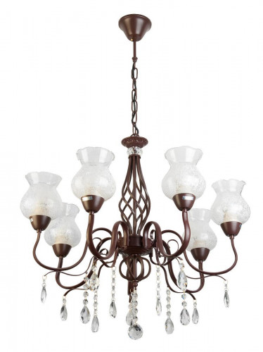 подвесная люстра toplight kelli tl5680d-07pg в Кургане