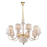 подвесная люстра crystal lux adagio sp10 белая в Кургане