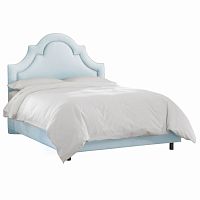 кровать двуспальная 180х200 голубая kennedy french blue в Кургане