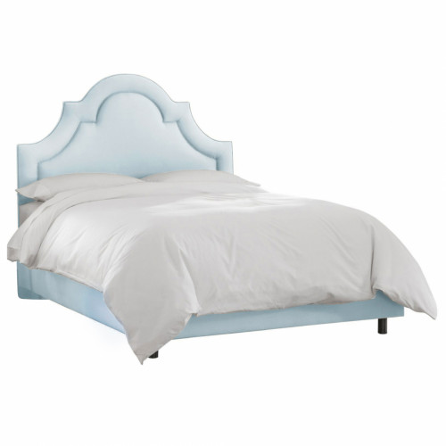 кровать двуспальная 180х200 голубая kennedy french blue в Кургане