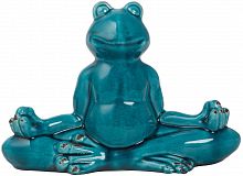 декор frog blue meditation в Кургане