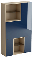 шкаф diamond 14 полок ясень, синий в Кургане