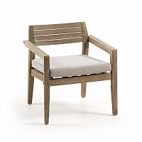 кресло climby из эвкалипта серое от la forma (ex julia grup) в Кургане