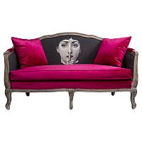 диван «секрет руж» fornasetti прямой красный с черным в Кургане