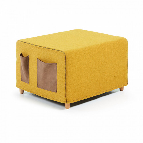 пуф-кровать kos желтый в Кургане