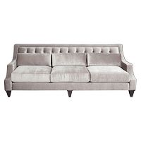 диван tufted прямой серый в Кургане