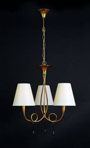 подвесная люстра mantra paola painted gold 3542 в Кургане