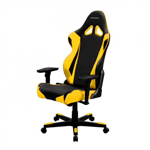 кресло геймерское dxracer racing re0 черно-желтое в Кургане