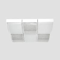 потолочный светодиодный светильник ambrella light orbital crystal sand fs1510 wh/sd 144w d540*540 в Кургане