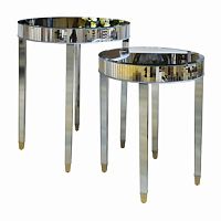 комплект из 2-х зеркальных столов specular хром в Кургане