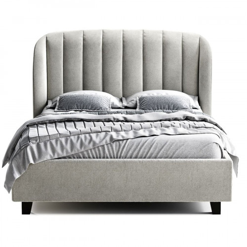 кровать двуспальная 160х200 серая tulip в Кургане