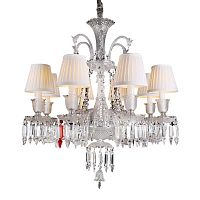 люстра baccarat 8 от delight collection белая/прозрачная/ хром в Кургане