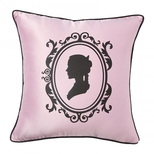 подушка с изображением женского силуэта ladies' profile pink в Кургане