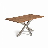 стол arya 180x100 st.steel matt, античный дуб c790m90 от la forma (ex julia grup) в Кургане