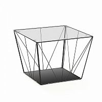 столик журнальный tilo 60x60 см стеклянный верх и низ от la forma (ex julia grup) в Кургане