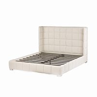 кровать двуспальная с бортиками 180x200 бежевая oakley bed в Кургане