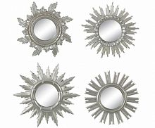 комплект зеркал-солнце в серебряных рамах silver sunny, 4 штуки в Кургане