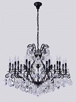 подвесная люстра crystal lux magnifico sp19 black/transparent черная в Кургане