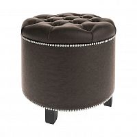 пуф круглый modena brown коричневый в Кургане