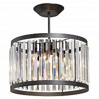 потолочная люстра vitaluce v5129-1/3pl черная в Кургане