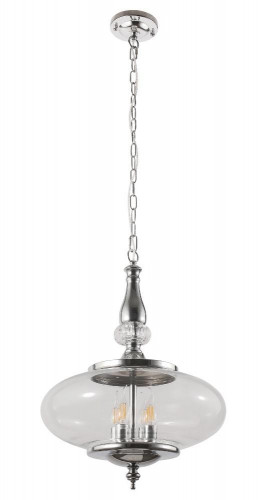 подвесной светильник crystal lux miel sp4 chrome в Кургане