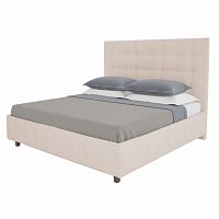 кровать двуспальная 160х200 светло-бежевая royal black в Кургане