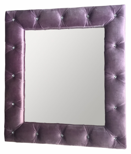 зеркало настенное квадратное с каретной стяжкой голливуд в Кургане