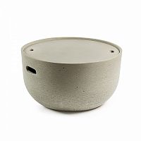 журнальный столик rhette cc0506rf03 из цемента от la forma (ex julia grup). с емкостью для хранения. в Кургане