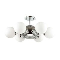 потолочная люстра odeon light miolla 3972/7c белая в Кургане