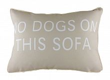 подушка с надписью no dogs on this sofa в Кургане