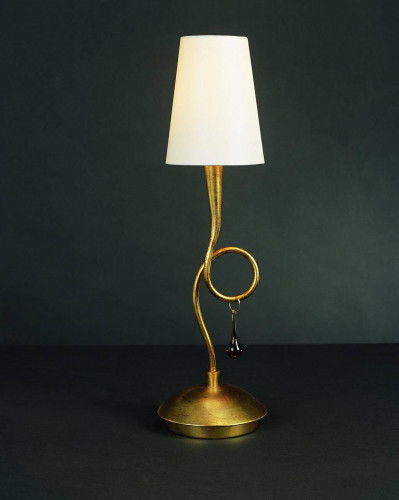 настольная лампа mantra paola painted gold 3545 в Кургане