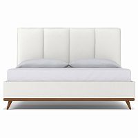 кровать двуспальная 160х200 белая carter snowfall в Кургане