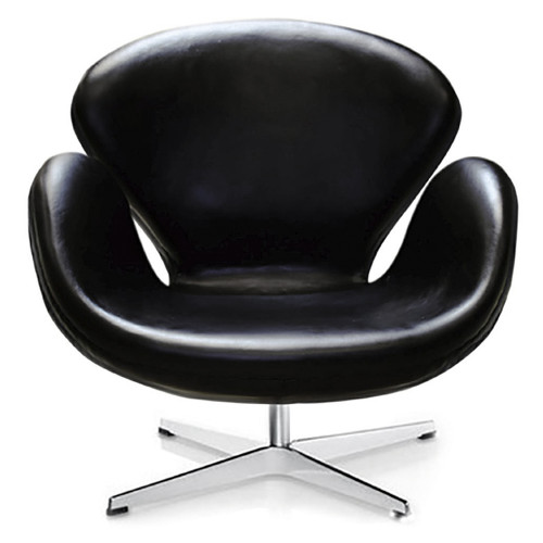 кресло swan chair черное в Кургане