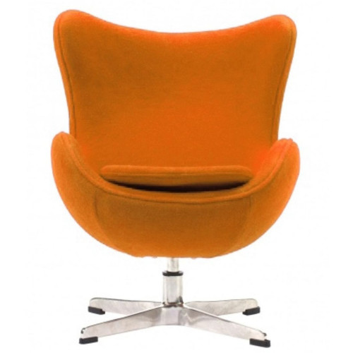 детское кресло egg chair оранжевое в Кургане