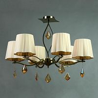 подвесная люстра brizzi bx03203/6 bronze cream в Кургане