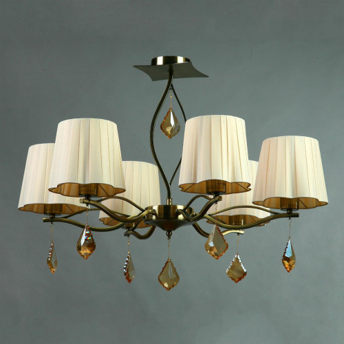 подвесная люстра brizzi bx03203/6 bronze cream в Кургане