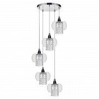 дизайнерская подвесная люстра spot light cordia 1192528 хром в Кургане