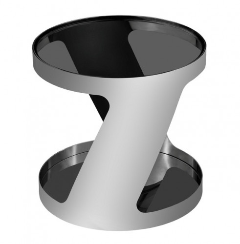 столик журнальный height black silver хром в Кургане