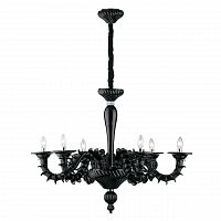 подвесная люстра ideal lux ca rezzonico sp6 nero в Кургане