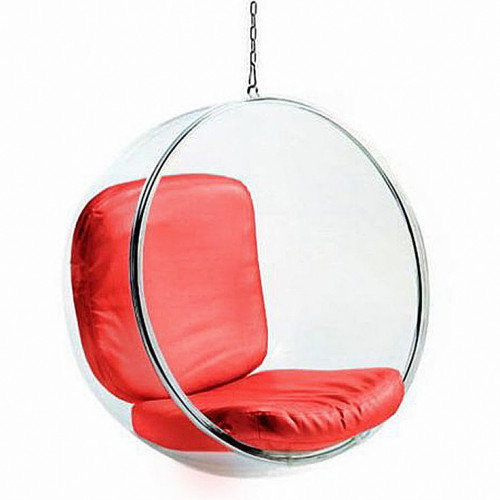 кресло bubble chair красное в Кургане