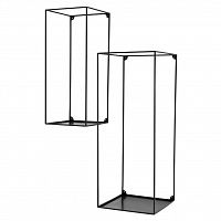 набор подсвечников настенный черный deco от eichholtz, 76/60 см, 2 штуки в Кургане