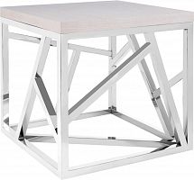 стол журнальный geometric маленький молочный в Кургане
