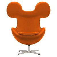 кресло egg mickey оранжевое в Кургане