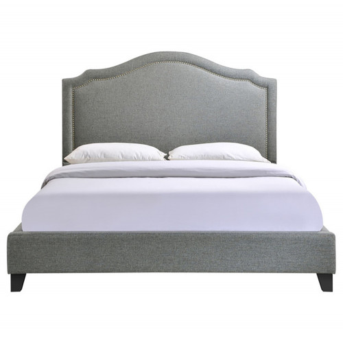 кровать двуспальная 180х200 серая cassis upholstered в Кургане