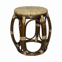 табурет из ротанга drum коричневый в Кургане