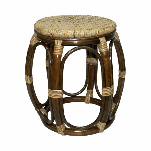 табурет из ротанга drum коричневый в Кургане