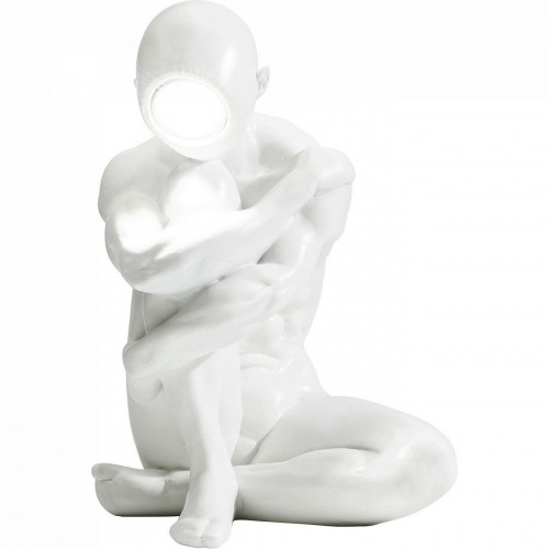 лампа настольная thinking man белая в Кургане