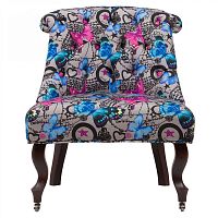 кресло мягкое amelie french country chair бабочки в Кургане