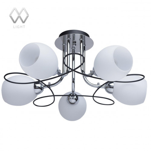 потолочная люстра mw-light альфа 324013405 белая в Кургане
