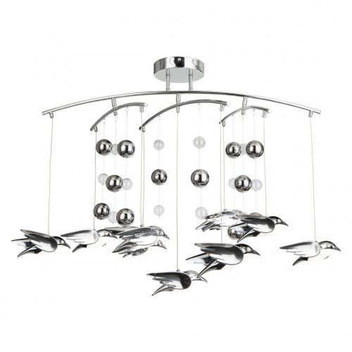 подвесная светодиодная люстра globo bird 56670-9d в Кургане